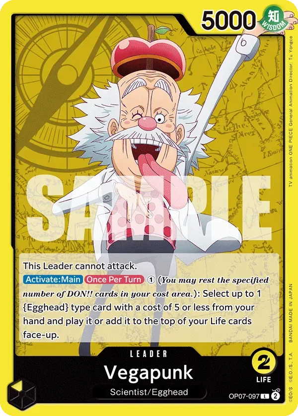 Vegapunk #OP07-097 500 Years in the Future One Piece card