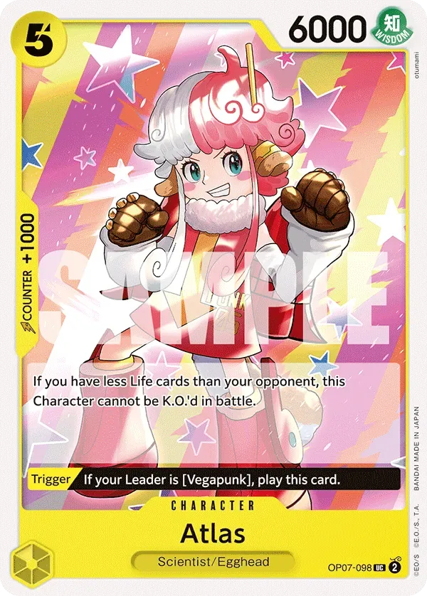 Atlas #OP07-098 500 Years in the Future One Piece card