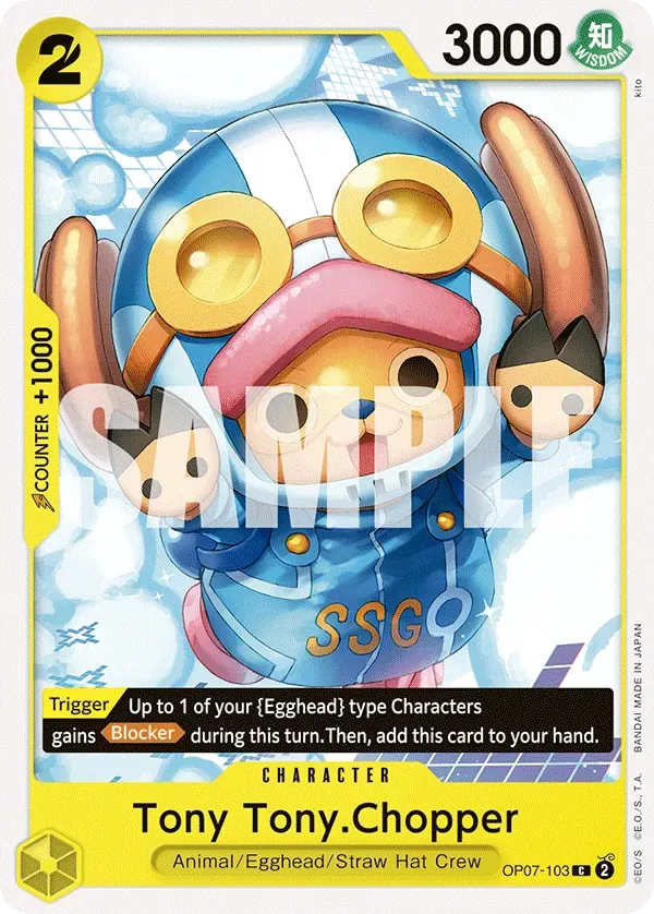 Tony Tony.Chopper #OP07-103 500 Years in the Future One Piece card