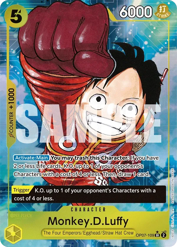 Monkey.D.Luffy #OP07-109 500 Years in the Future One Piece card