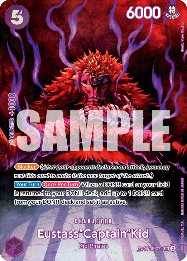Eustass"Captain"Kid #OP05-074 500 Years in the Future One Piece card