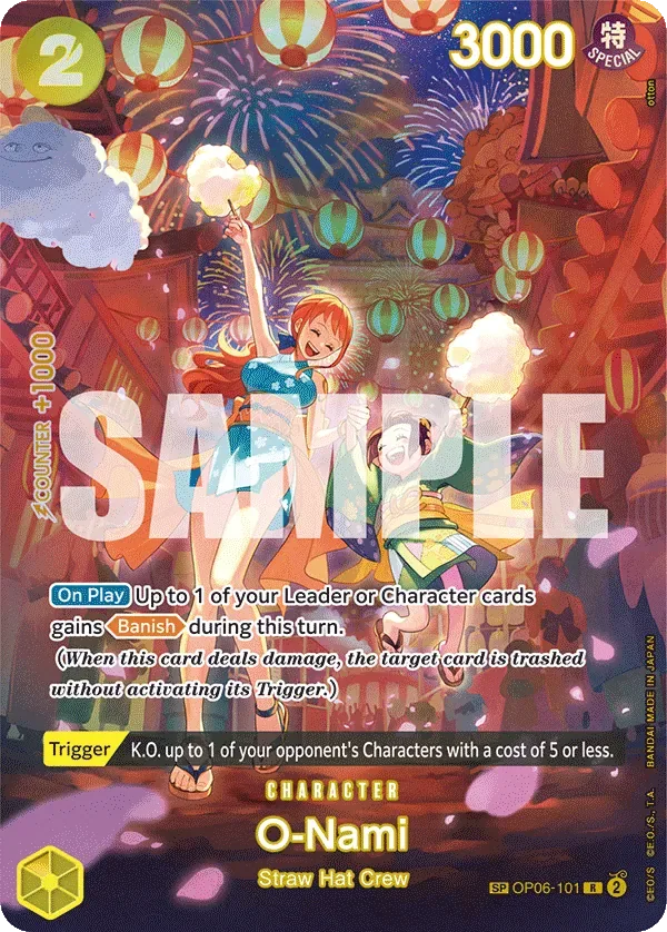 O-Nami #OP06-101 500 Years in the Future One Piece card