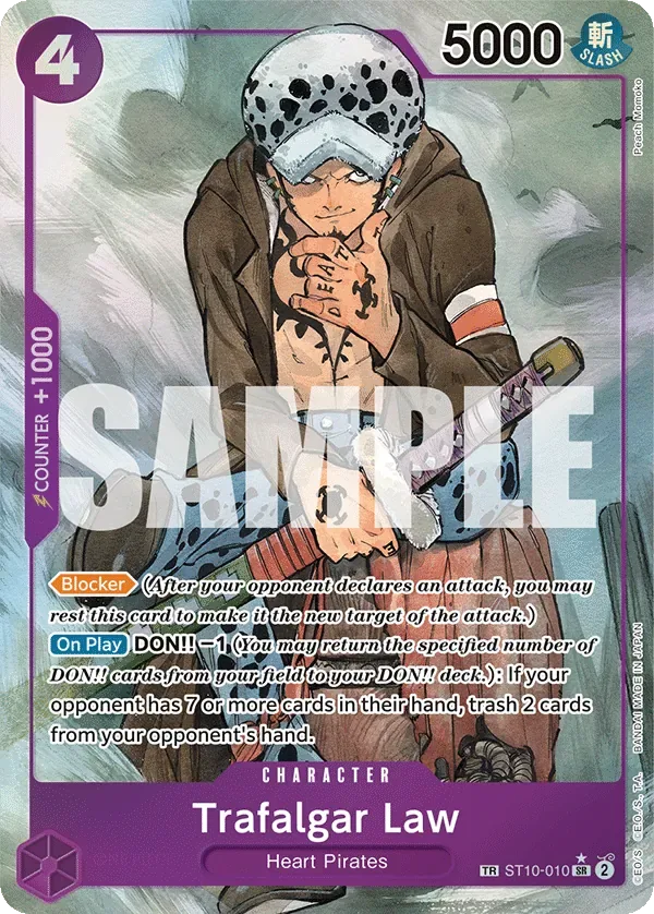 Trafalgar Law #ST10-010 500 Years in the Future One Piece card