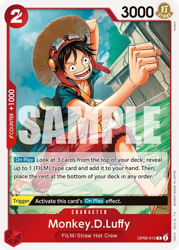 Monkey.D.Luffy #OP06-013 Wings of the Captain One Piece card