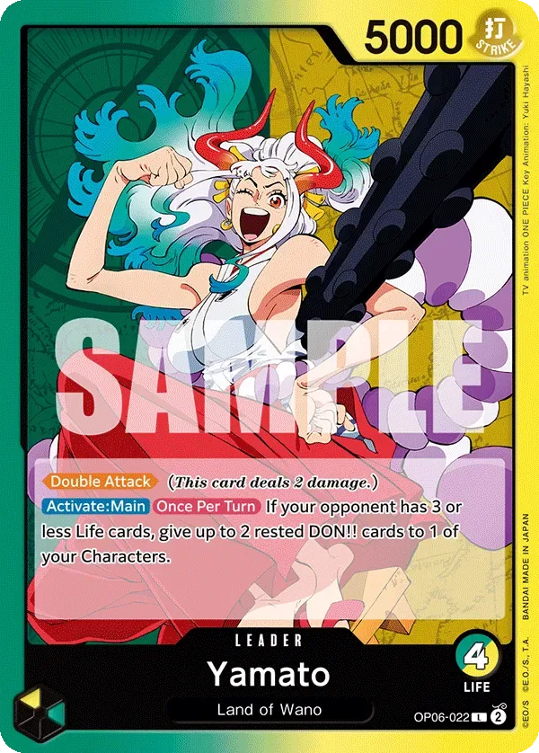Yamato #OP06-022 Wings of the Captain One Piece card