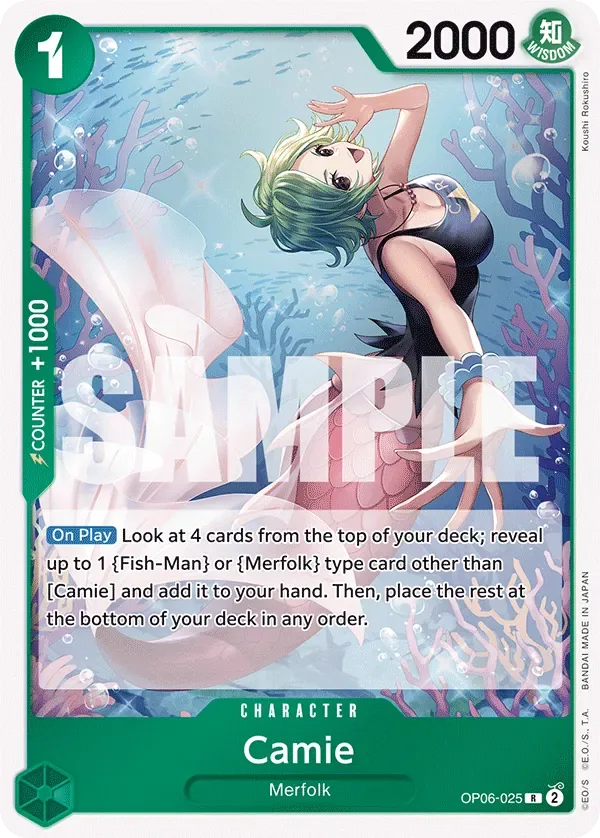Camie #OP06-025 Wings of the Captain One Piece card