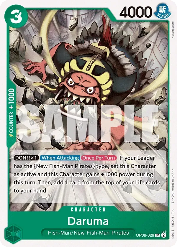 Daruma #OP06-029 Wings of the Captain One Piece card