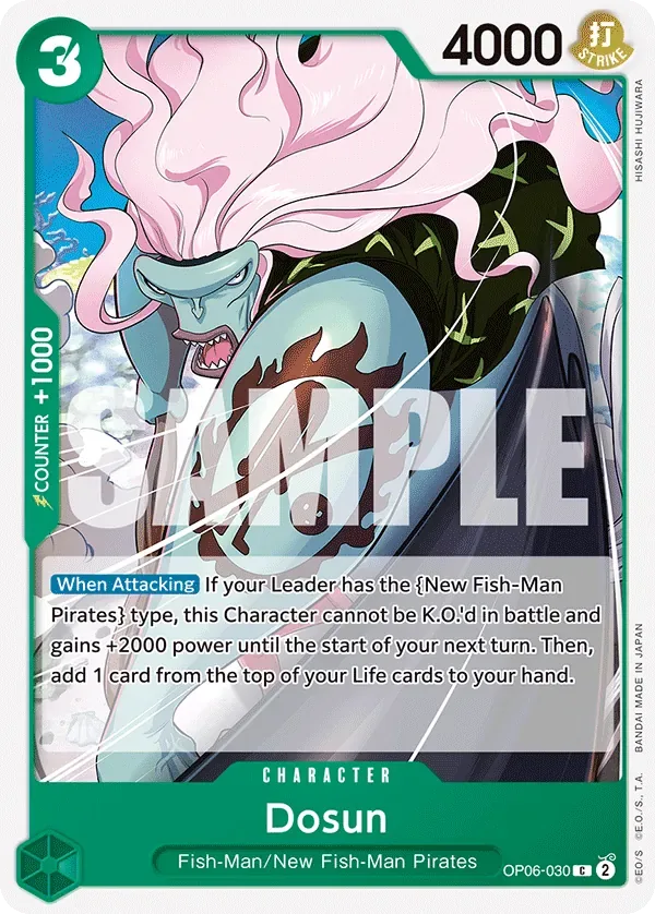 Dosun #OP06-030 Wings of the Captain One Piece card