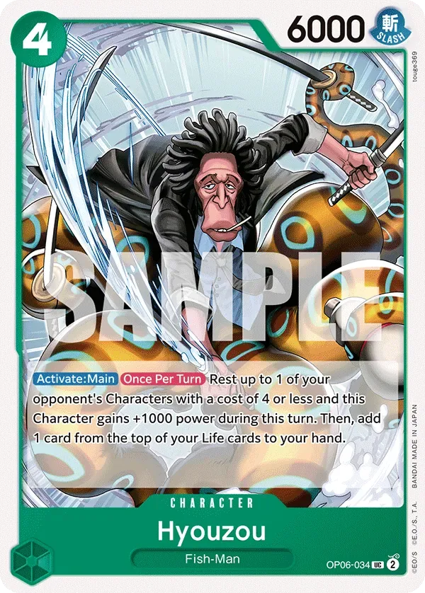 Hyouzou #OP06-034 Wings of the Captain One Piece card