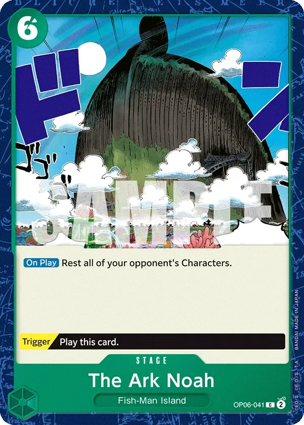 The Ark Noah #OP06-041 Wings of the Captain One Piece card