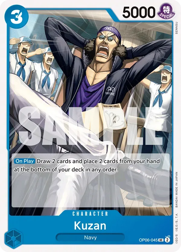 Kuzan #OP06-045 Wings of the Captain One Piece card