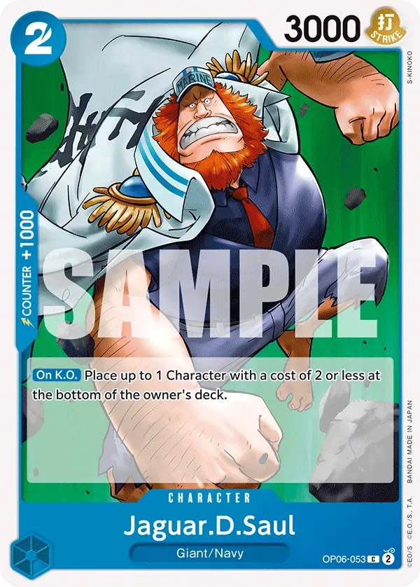 Jaguar.D.Saul #OP06-053 Wings of the Captain One Piece card
