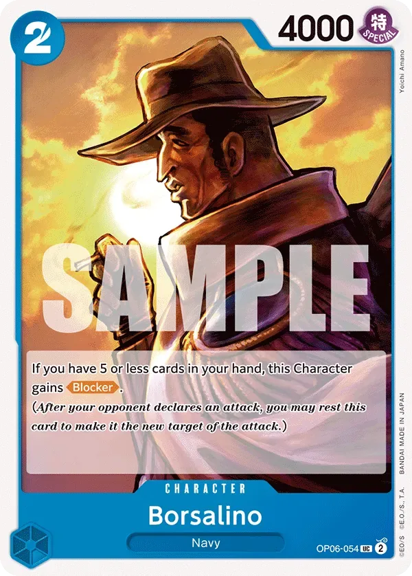 Borsalino #OP06-054 Wings of the Captain One Piece card
