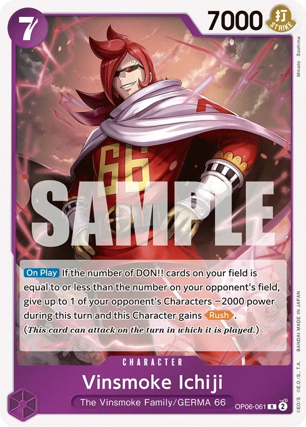 Vinsmoke Ichiji #OP06-061 Wings of the Captain One Piece card
