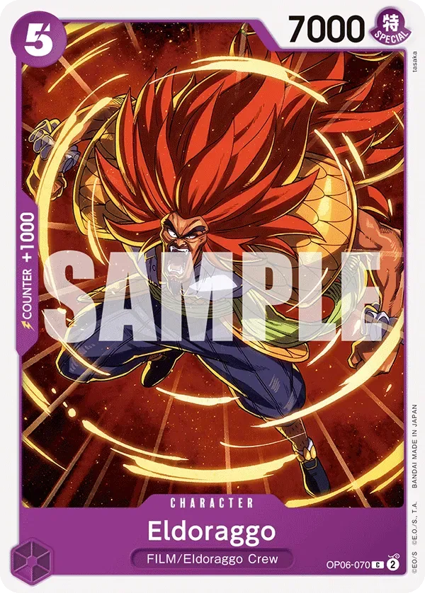 Eldoraggo #OP06-070 Wings of the Captain One Piece card