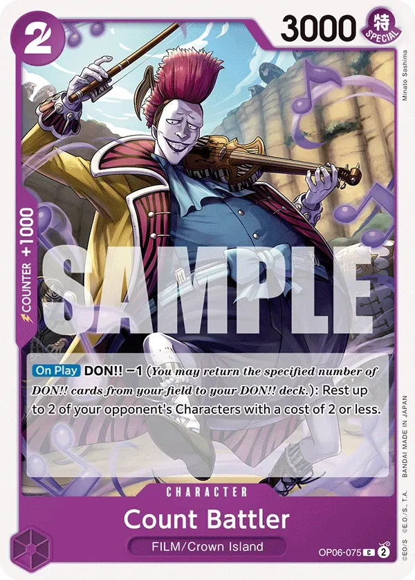 Count Battler #OP06-075 Wings of the Captain One Piece card