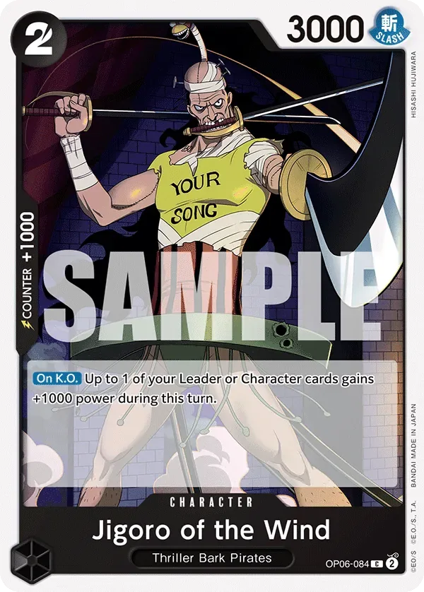 Jigoro of the Wind #OP06-084 Wings of the Captain One Piece card