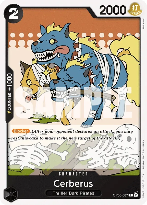 Cerberus #OP06-087 Wings of the Captain One Piece card