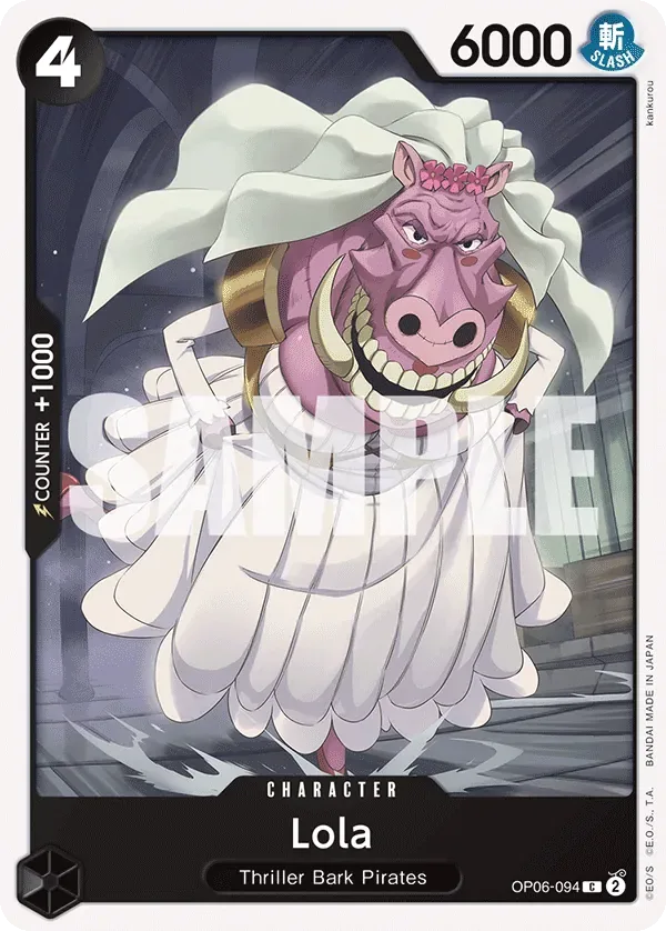 Lola #OP06-094 Wings of the Captain One Piece card