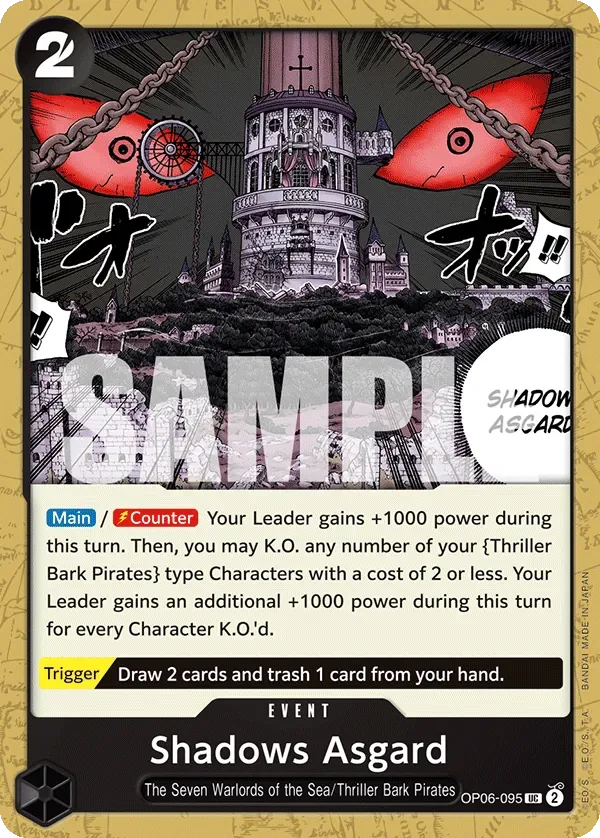Shadows Asgard #OP06-095 Wings of the Captain One Piece card