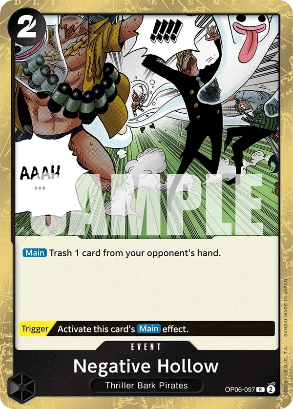 Negative Hollow #OP06-097 Wings of the Captain One Piece card