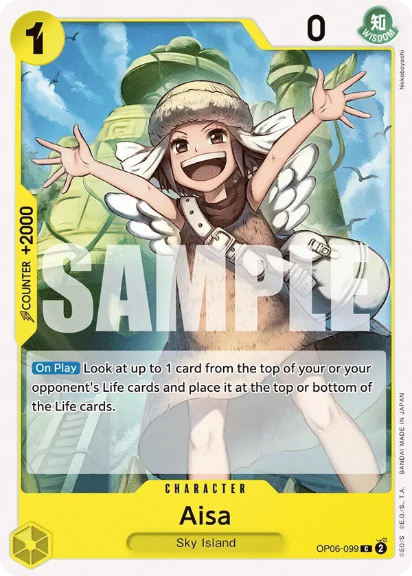 Aisa #OP06-099 Wings of the Captain One Piece card