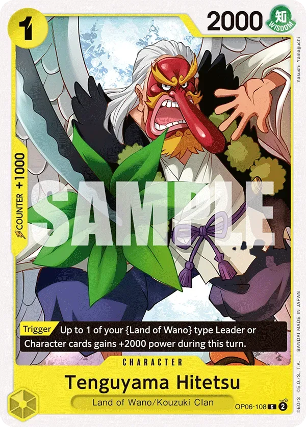 Tenguyama Hitetsu #OP06-108 Wings of the Captain One Piece card