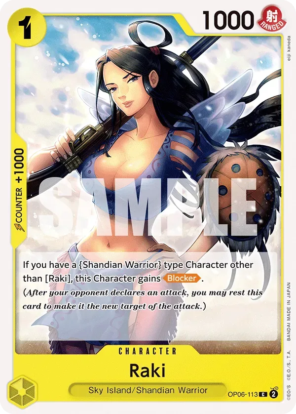 Raki #OP06-113 Wings of the Captain One Piece card
