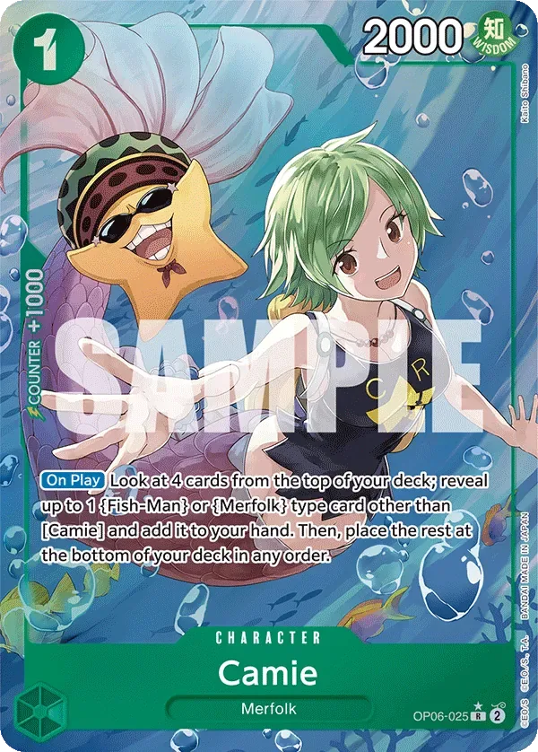Camie #OP06-025 Wings of the Captain One Piece card