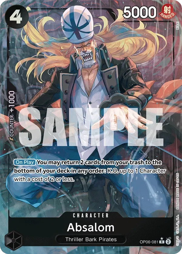 Absalom #OP06-081 Wings of the Captain One Piece card