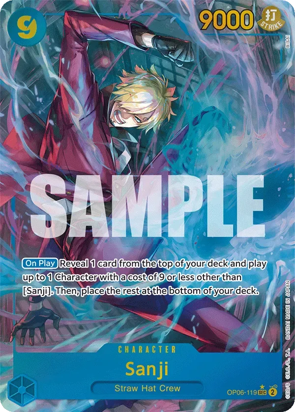 Sanji #OP06-119 Wings of the Captain One Piece card