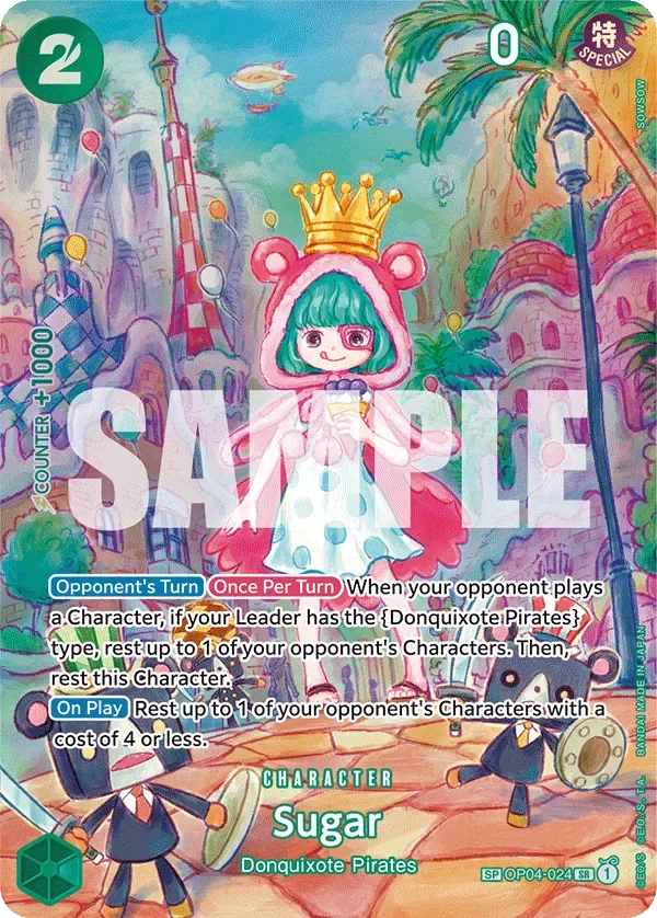 Sugar #OP04-024 Wings of the Captain One Piece card