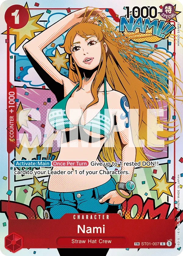 Nami #ST01-007 Wings of the Captain One Piece card