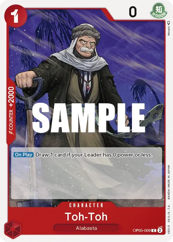 Toh-Toh #OP05-009 Awakening of the New Era One Piece card
