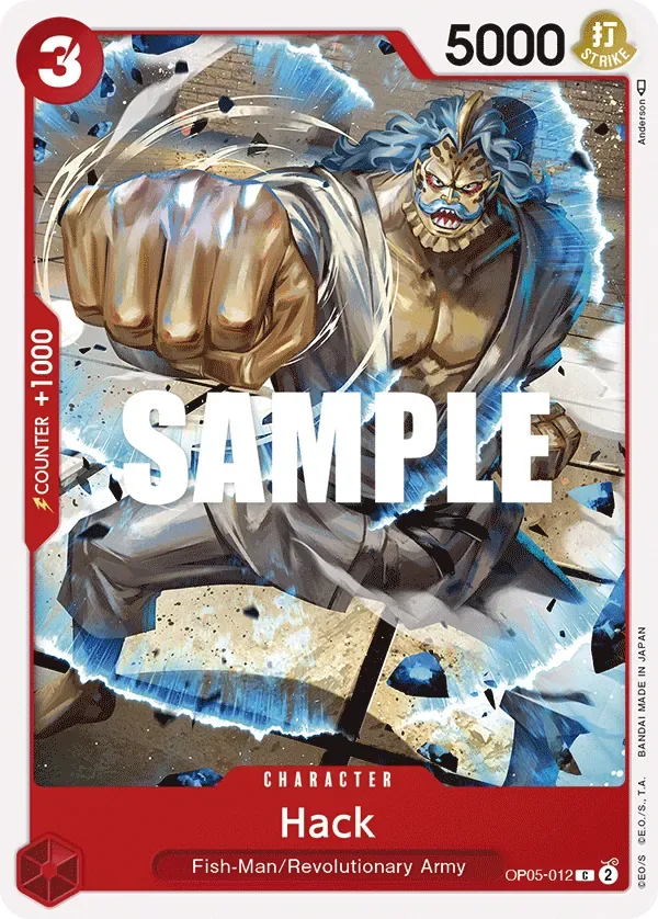 Hack #OP05-012 Awakening of the New Era One Piece card