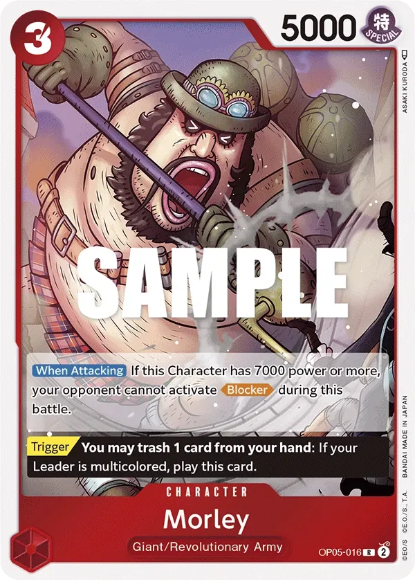 Morley #OP05-016 Awakening of the New Era One Piece card