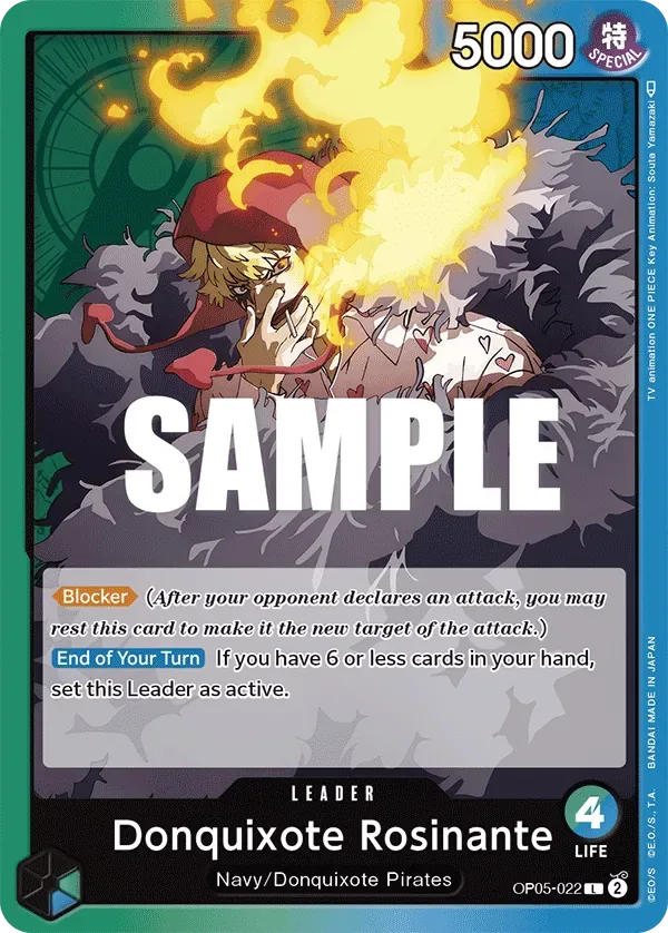 Donquixote Rosinante #OP05-022 Awakening of the New Era One Piece card