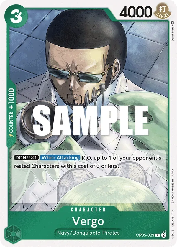 Vergo #OP05-023 Awakening of the New Era One Piece card