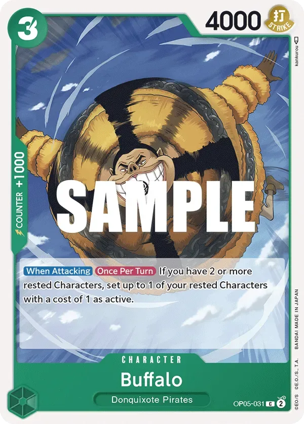 Buffalo #OP05-031 Awakening of the New Era One Piece card