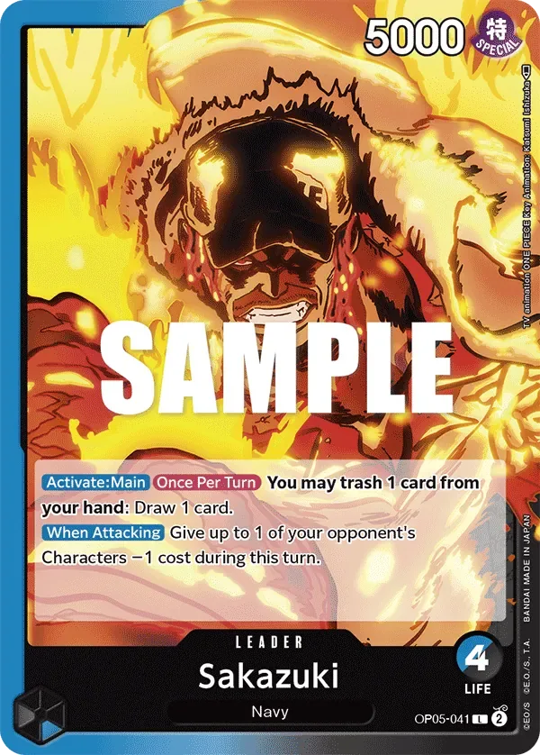 Sakazuki #OP05-041 Awakening of the New Era One Piece card