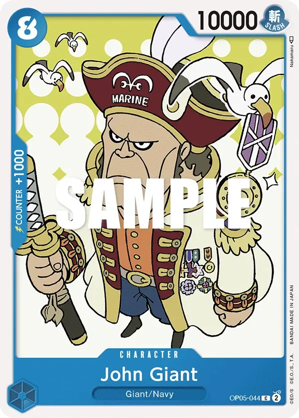 John Giant #OP05-044 Awakening of the New Era One Piece card