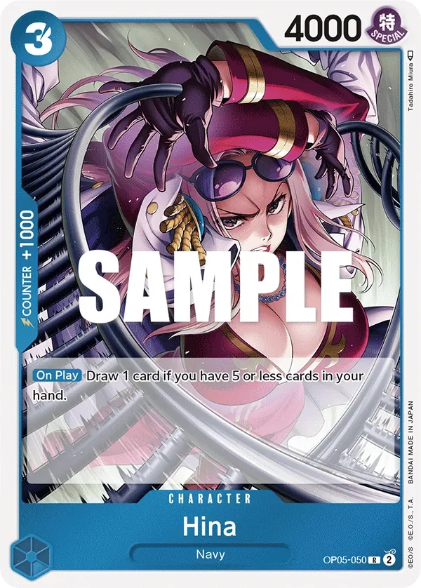 Hina #OP05-050 Awakening of the New Era One Piece card