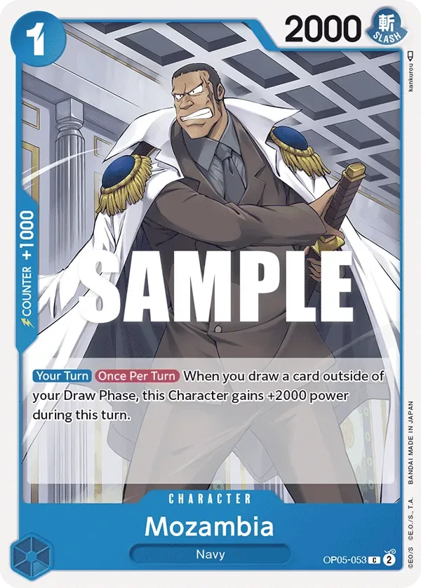 Mozambia #OP05-053 Awakening of the New Era One Piece card