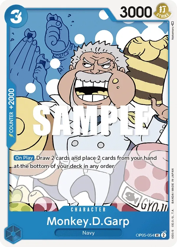 Monkey.D.Garp #OP05-054 Awakening of the New Era One Piece card