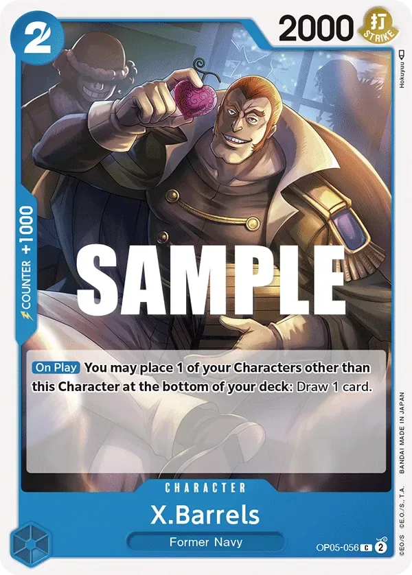 X.Barrels #OP05-056 Awakening of the New Era One Piece card