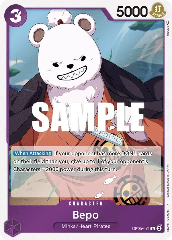 Bepo #OP05-071 Awakening of the New Era One Piece card