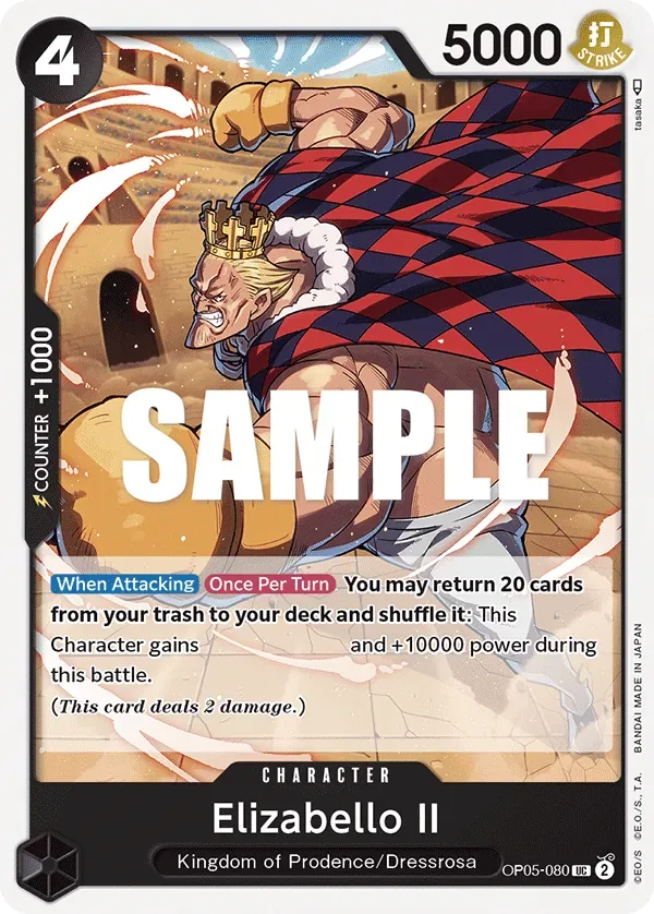 Elizabello II #OP05-080 Awakening of the New Era One Piece card