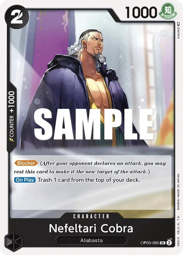 Nefeltari Cobra #OP05-085 Awakening of the New Era One Piece card