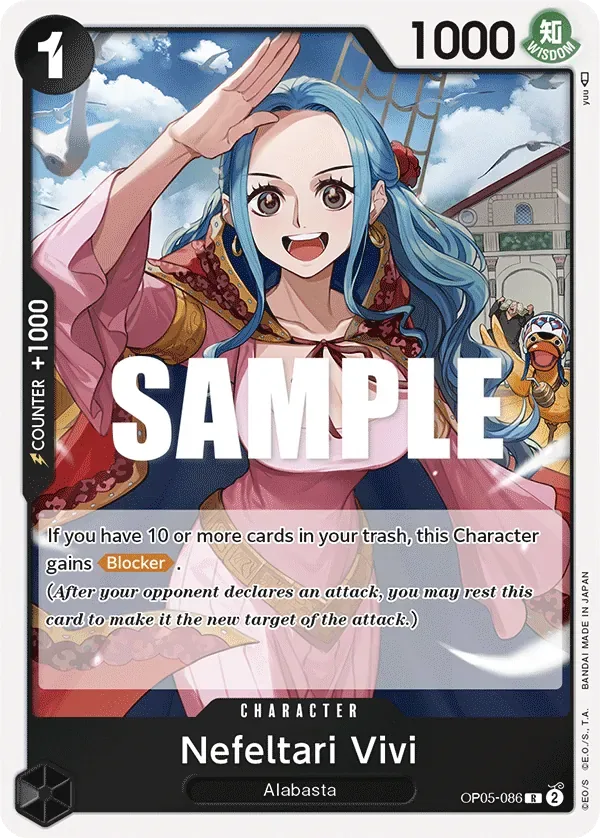 Nefeltari Vivi #OP05-086 Awakening of the New Era One Piece card