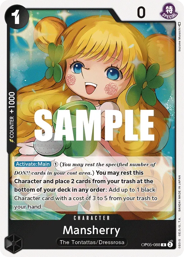 Mansherry #OP05-088 Awakening of the New Era One Piece card